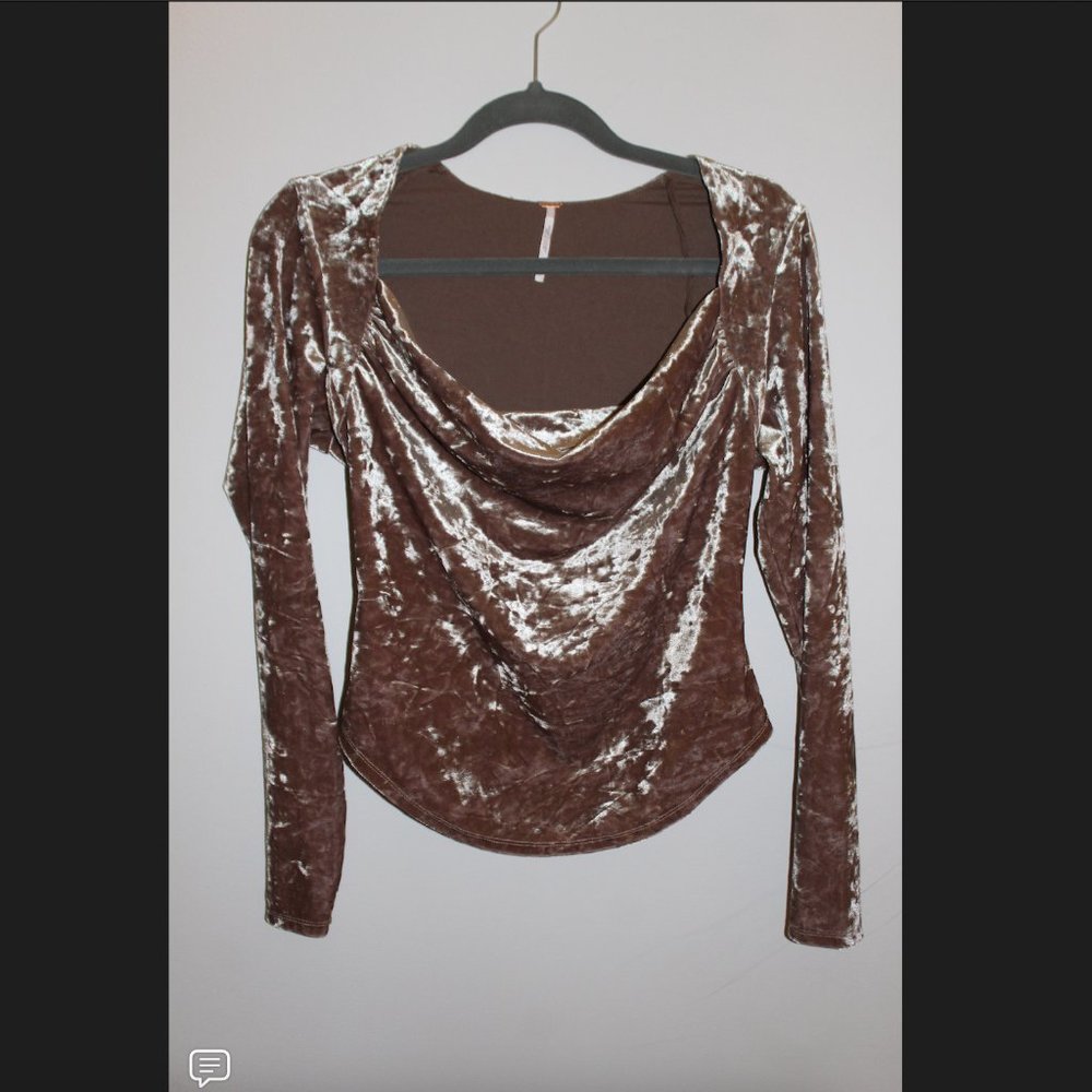 Swooping Neckline Shirt